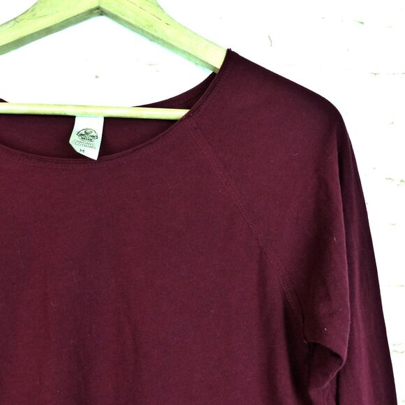 Chronic Clothing Chronic Cellars Shirt Women M Burgundy LS Graphic Logo Skull - Picture 5 of 13